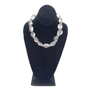 Vintage Rock Crystal Quartz Beaded Necklace